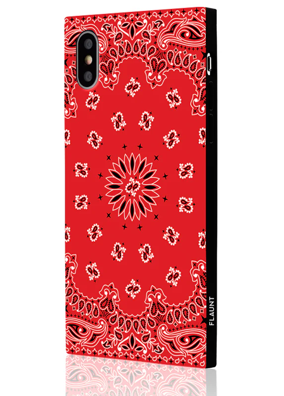 SQUARE® Red Bandana iPhone Case - Image 10