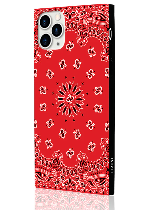 SQUARE® Red Bandana iPhone Case - Image 18