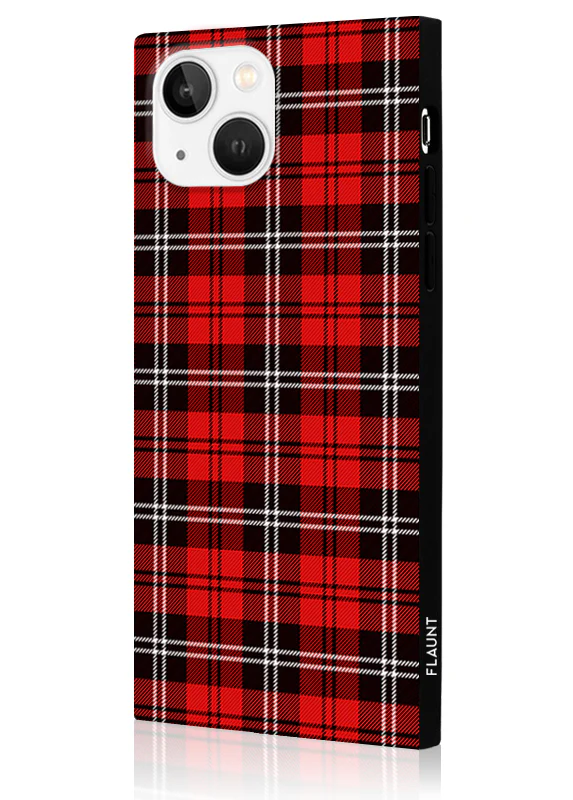 SQUARE® Red Plaid iPhone Case - Image 12