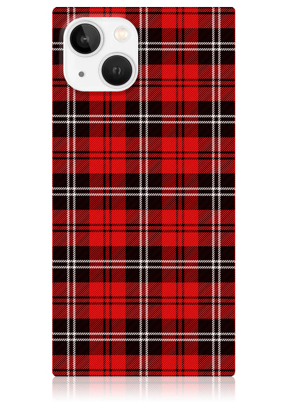 SQUARE® Red Plaid iPhone Case - Image 17