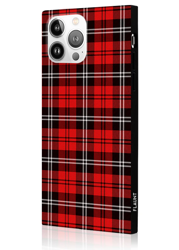 SQUARE® Red Plaid iPhone Case - Image 22