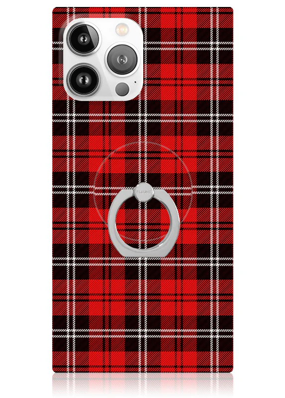 SQUARE® Red Plaid iPhone Case - Image 44