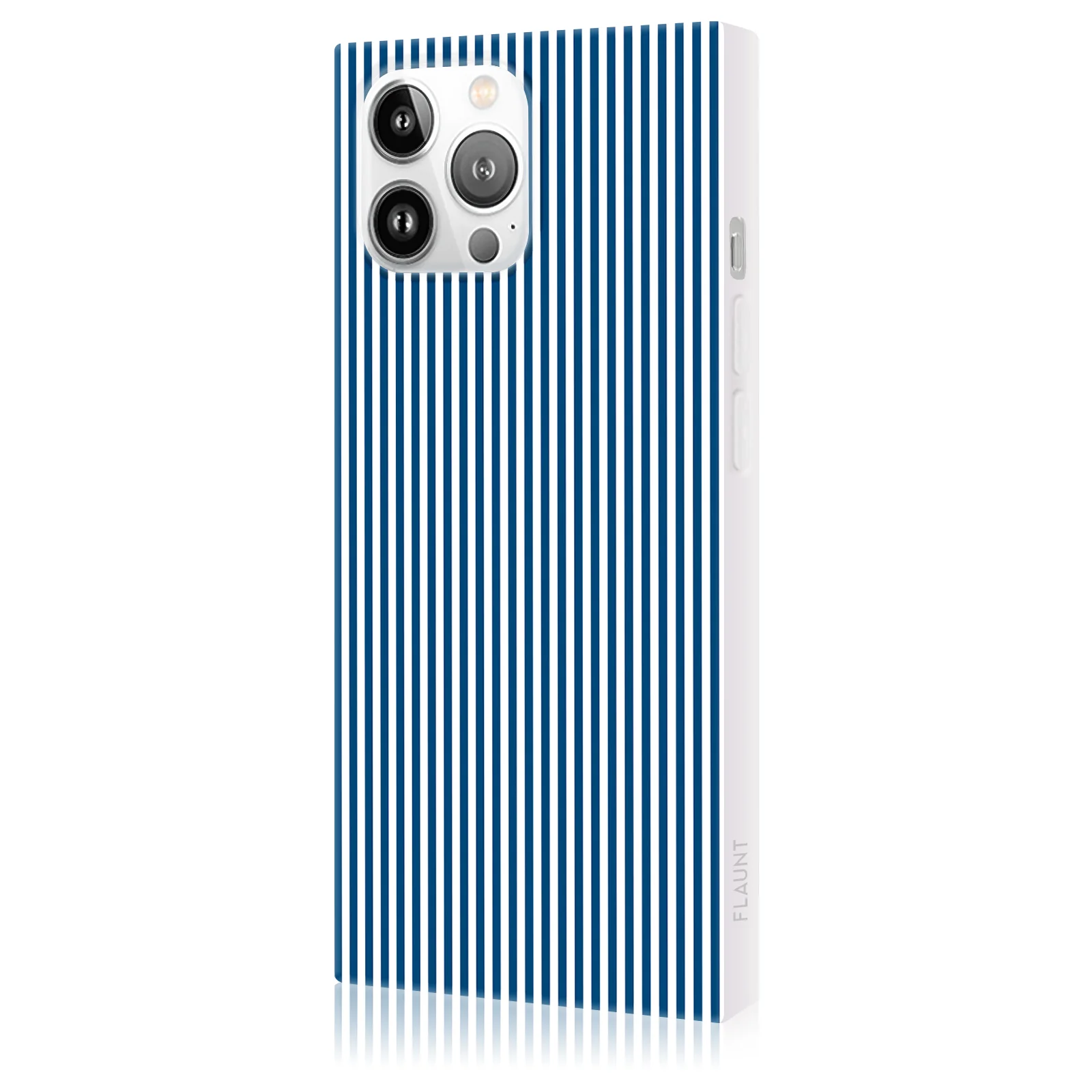 SQUARE® Blue & White Oxford Stripe iPhone Case - Image 20