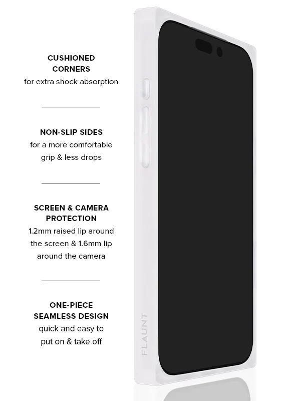 SQUARE® Blue & White Oxford Stripe iPhone Case - Image 70