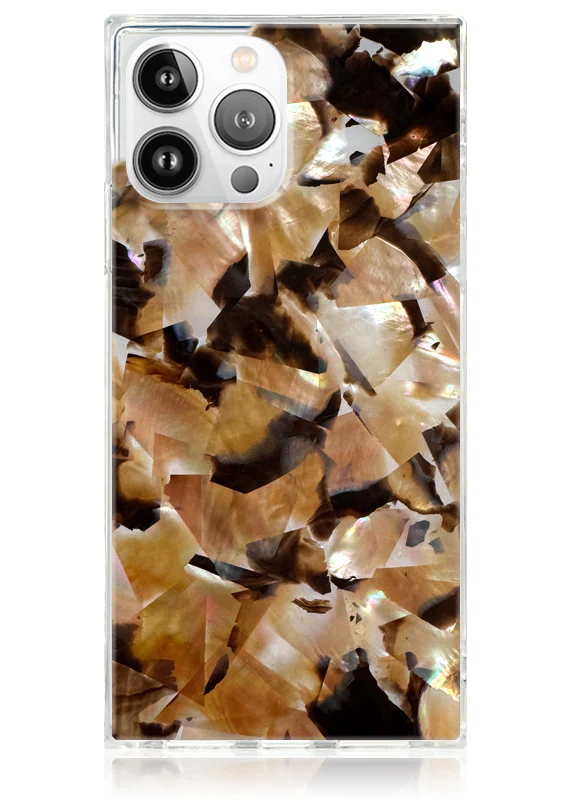 SQUARE® Brown Abalone Shell iPhone Case - Image 3