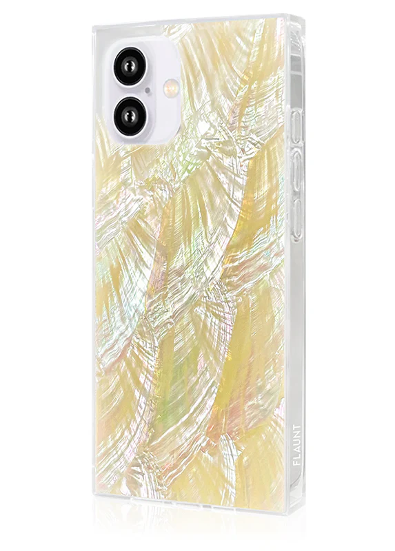 SQUARE® Butter Yellow Mother of Pearl iPhone Case - Image 34