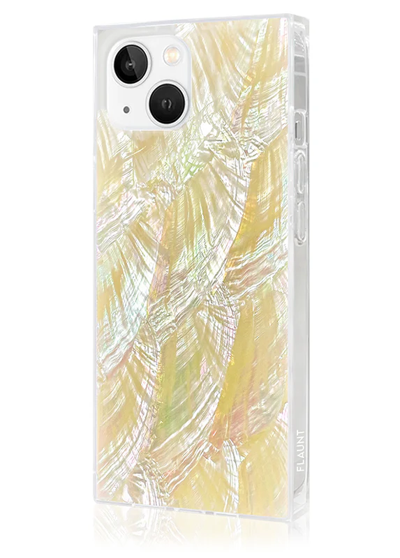 SQUARE® Butter Yellow Mother of Pearl iPhone Case - Image 40