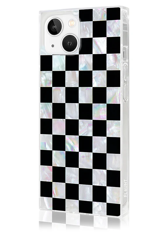 SQUARE® Checkered Mother of Pearl iPhone Case - Image 16