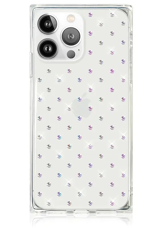 SQUARE® Iridescent Crystal Rhinestone iPhone Case - Image 13