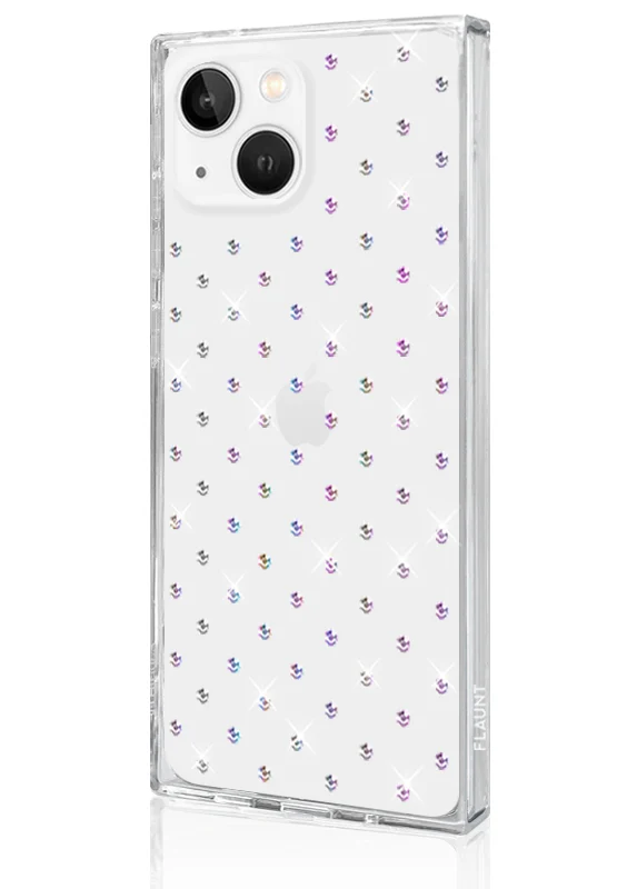 SQUARE® Iridescent Crystal Rhinestone iPhone Case - Image 16