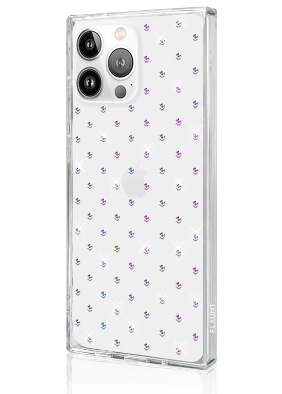 SQUARE® Iridescent Crystal Rhinestone iPhone Case - Image 22