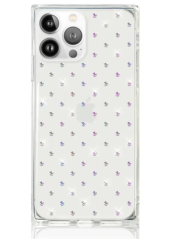 SQUARE® Iridescent Crystal Rhinestone iPhone Case - Image 26