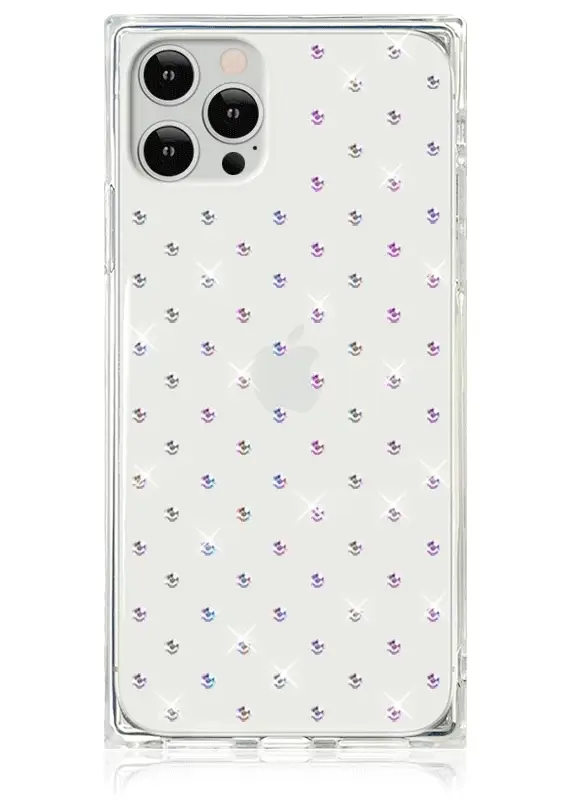 SQUARE® Iridescent Crystal Rhinestone iPhone Case - Image 3