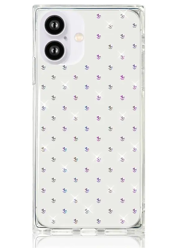 SQUARE® Iridescent Crystal Rhinestone iPhone Case - Image 7