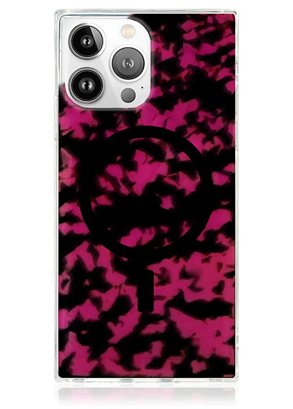 SQUARE® Raspberry Tortoise Shell iPhone Case - Image 39