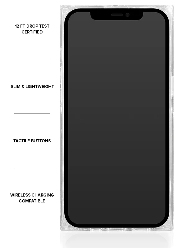SQUARE® Black & White Tortoise Shell iPhone Case - Image 41