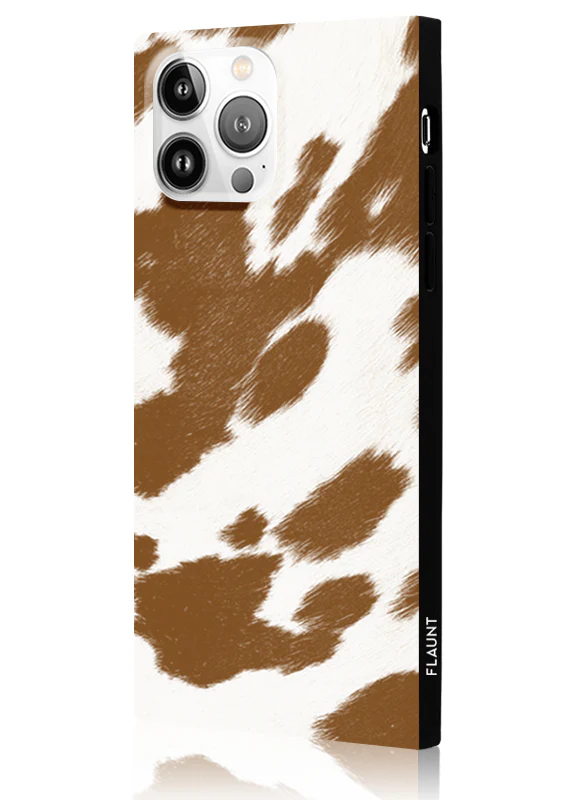 SQUARE® Tan Cow iPhone Case - Image 24