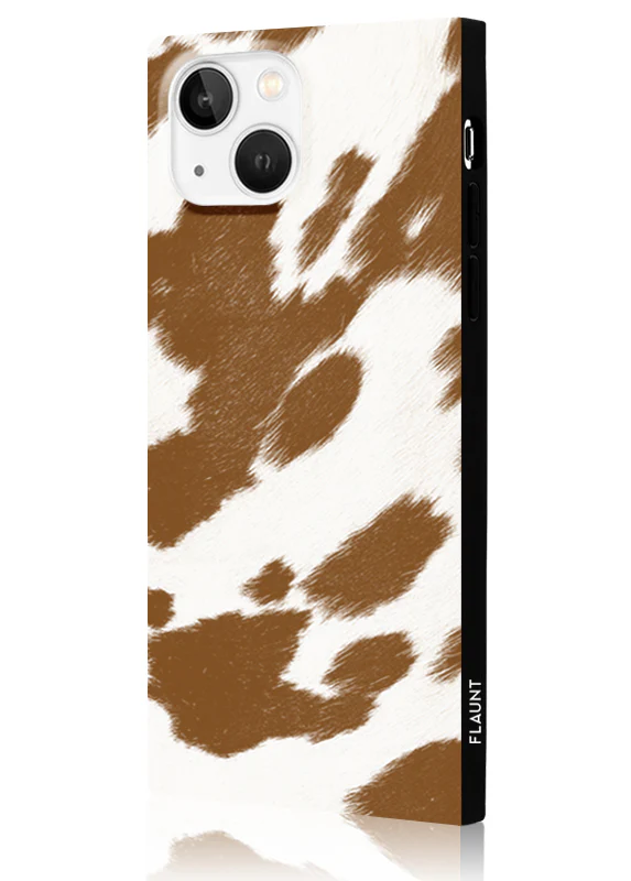 SQUARE® Tan Cow iPhone Case - Image 32