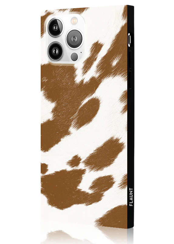 SQUARE® Tan Cow iPhone Case - Image 38