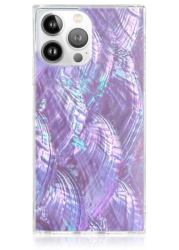 SQUARE® Violet Mother of Pearl iPhone Case - Image 13