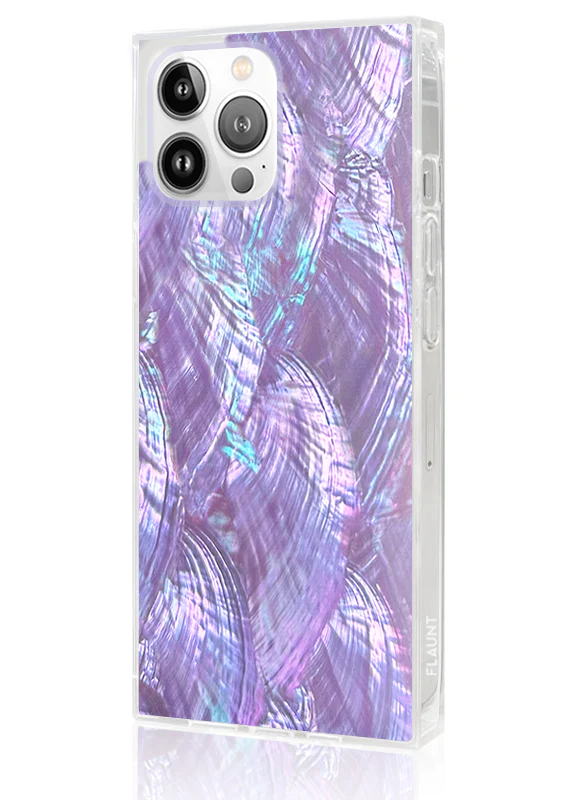 SQUARE® Violet Mother of Pearl iPhone Case - Image 24