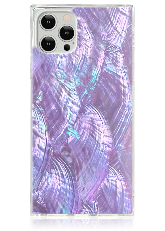 SQUARE® Violet Mother of Pearl iPhone Case - Image 3