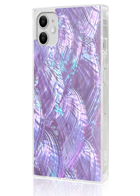 SQUARE® Violet Mother of Pearl iPhone Case - Image 30