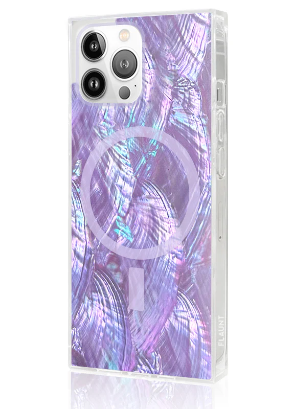 SQUARE® Violet Mother of Pearl iPhone Case - Image 34