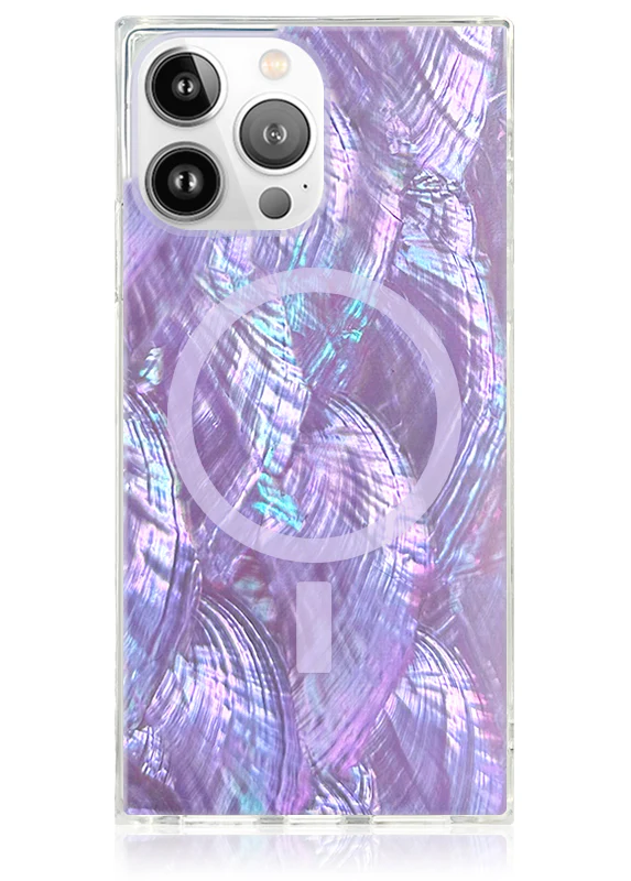 SQUARE® Violet Mother of Pearl iPhone Case - Image 39