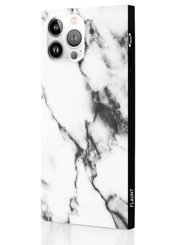 SQUARE® White Marble iPhone Case - Image 26