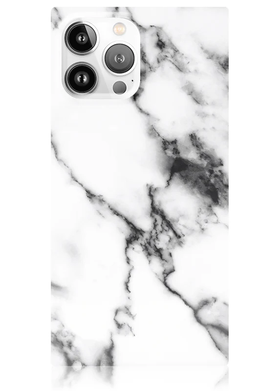 SQUARE® White Marble iPhone Case - Image 27