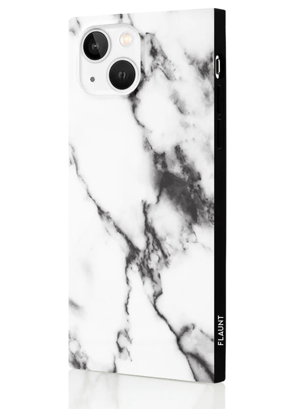 SQUARE® White Marble iPhone Case - Image 34